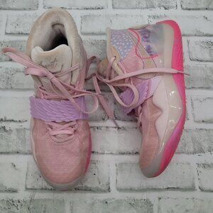 Nike KD 12 Kevin Durant Aunt Pearl 2019 Pink Velvet Wings Breast Cancer Size 8